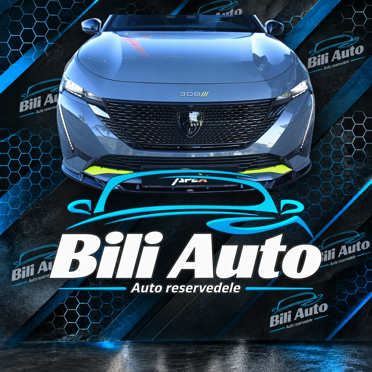Bodykit Peugeot 308 GT MK3 Hatchback 2021+ blank sort - Billede 6