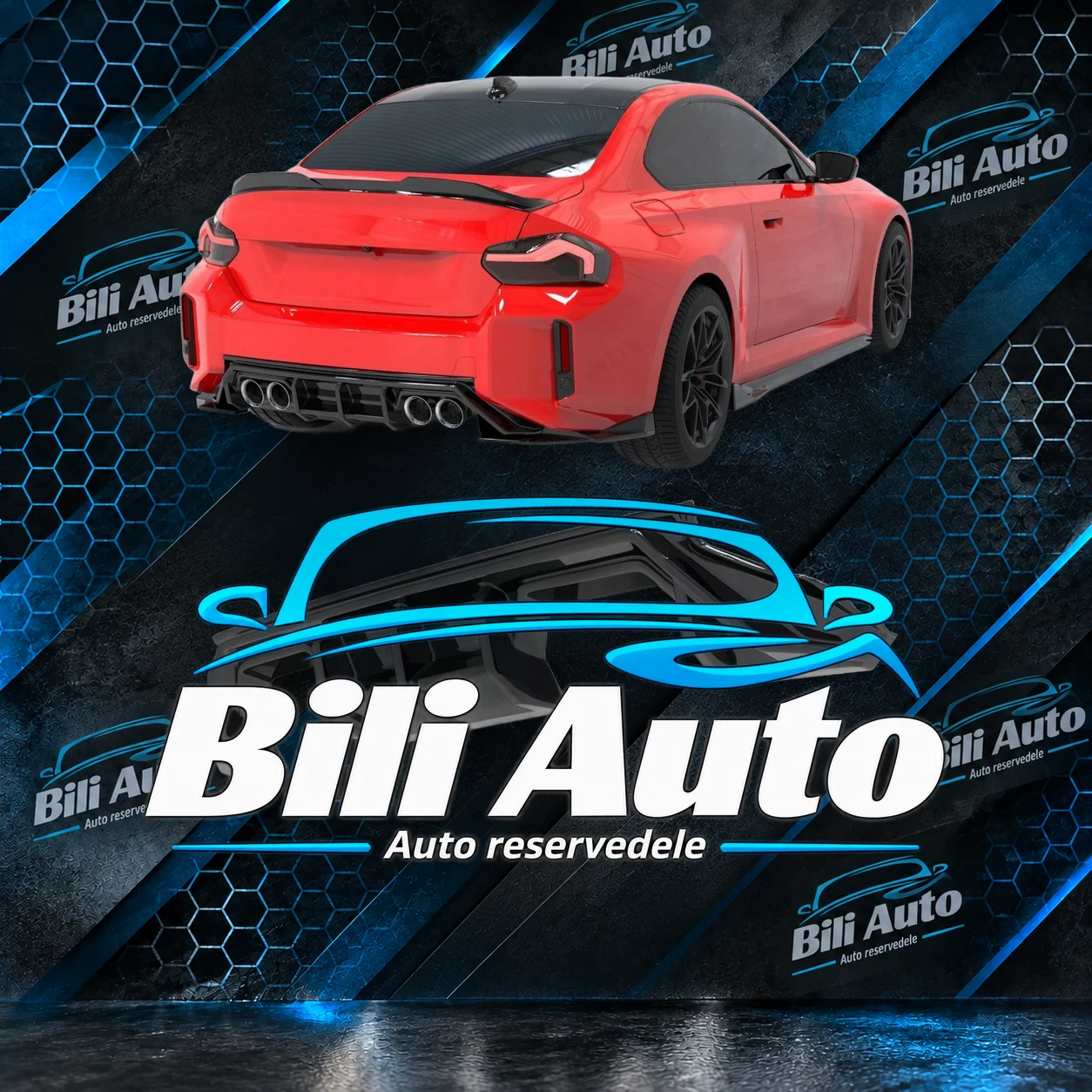 Bodykit BMW 2 M2 G87 CS Coupe 2023+ blank sort - Billede 4