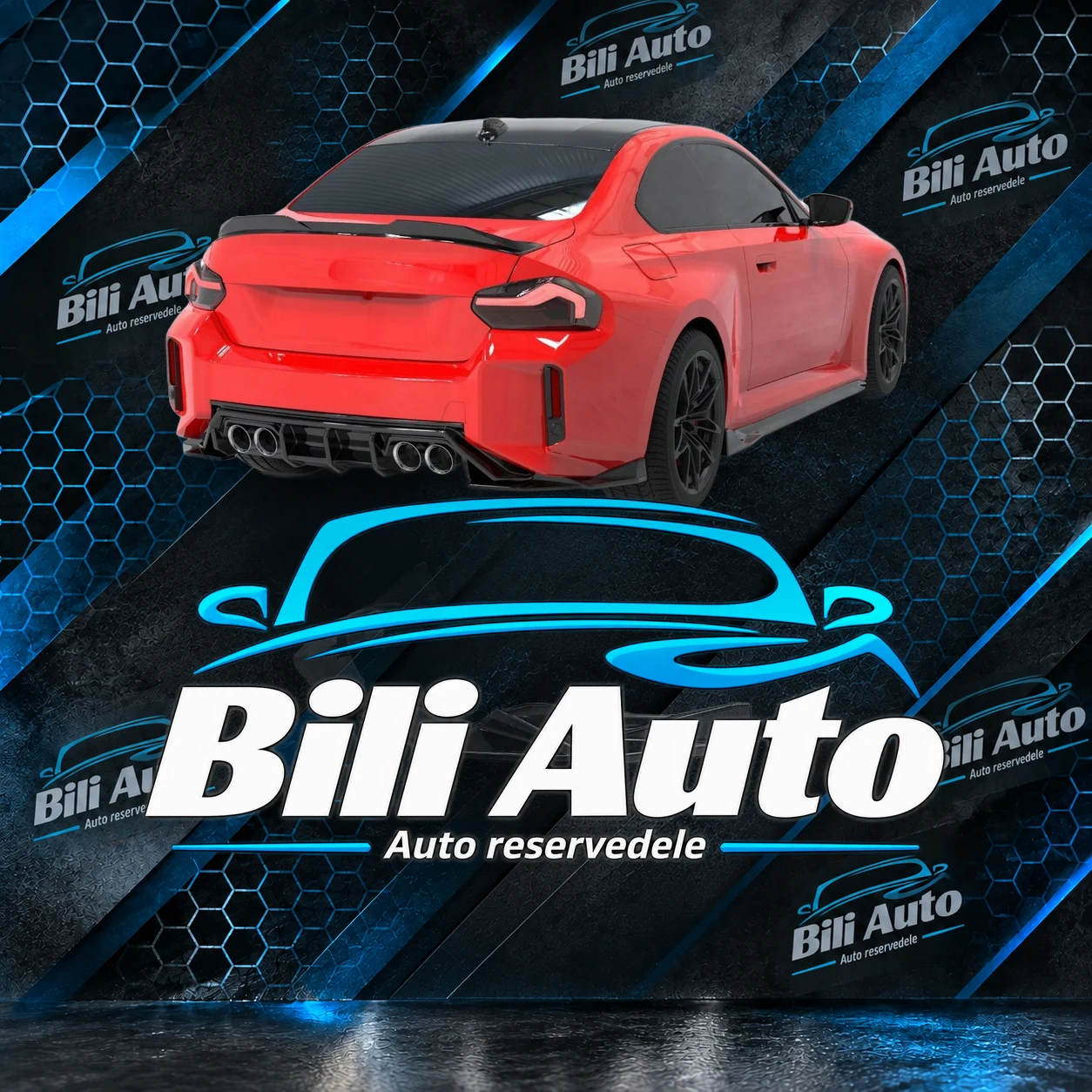 Bodykit BMW 2 M2 G87 CS Coupe 2023+ blank sort - Billede 5