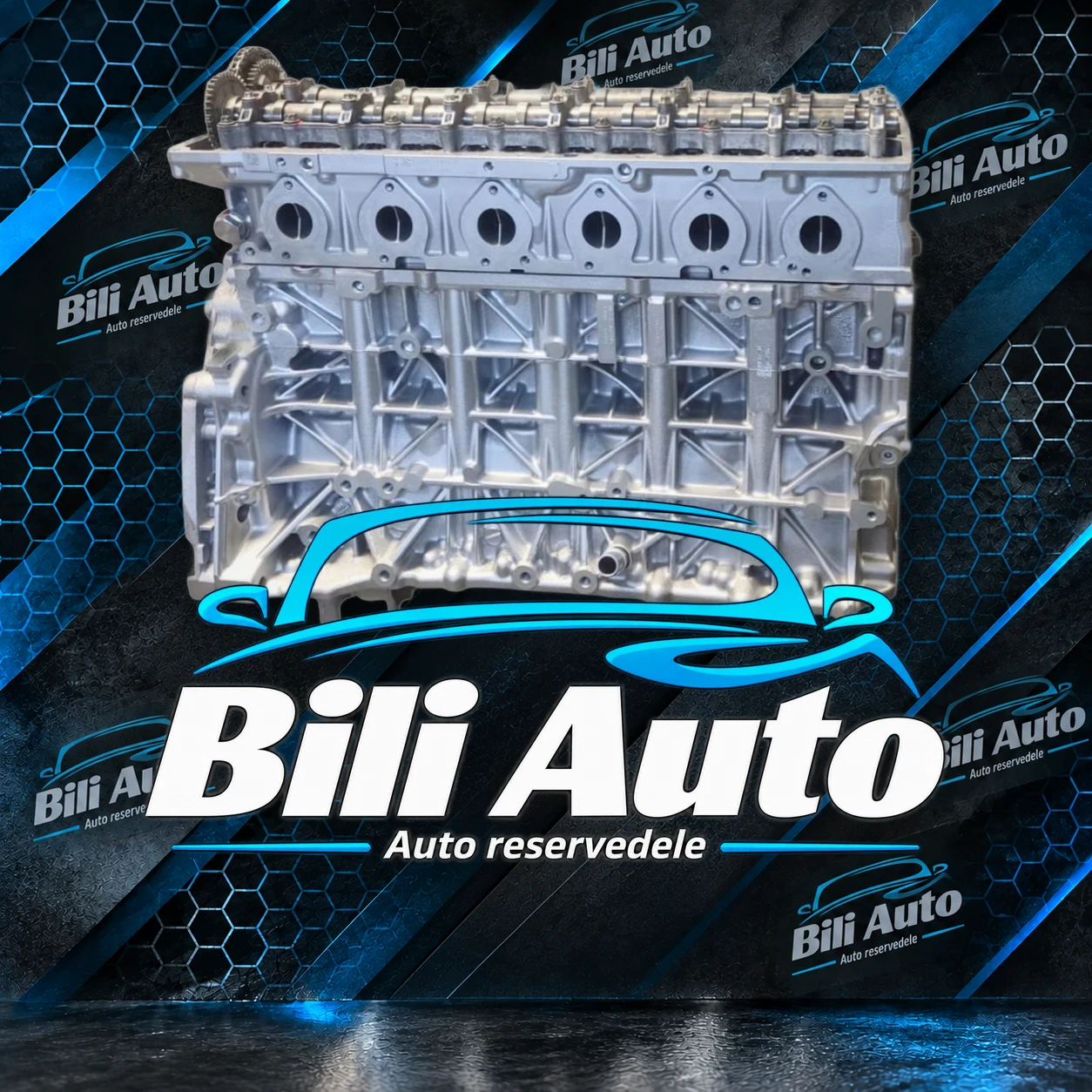 BMW 3.0 N57D30B - renoveret motor (long block)