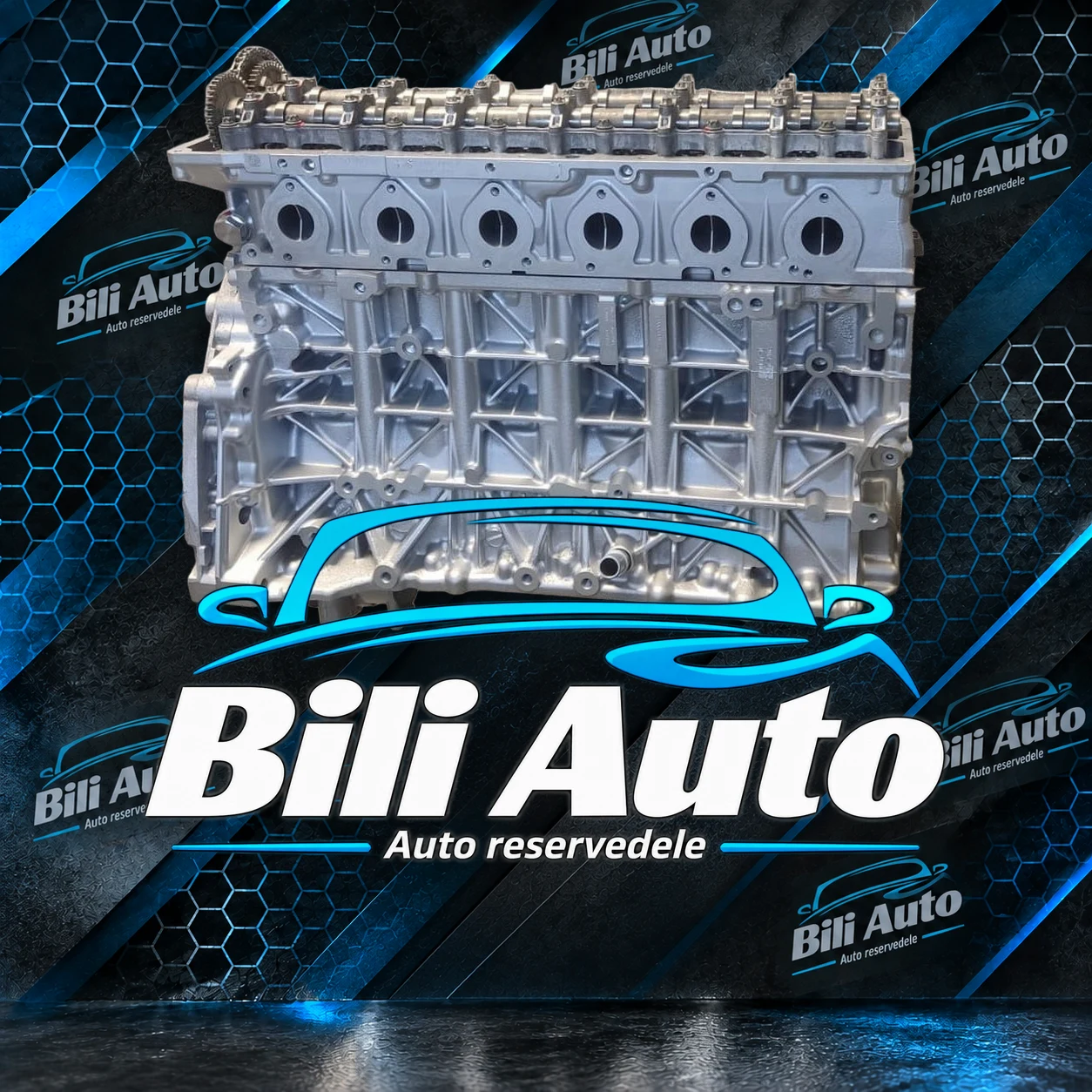 BMW 3.0 N57D30B - renoveret motor (long block) - Billede 4