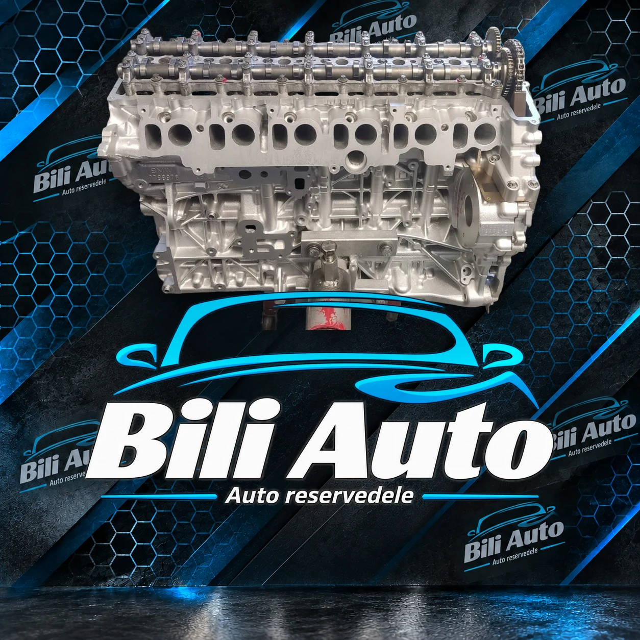 BMW 3.0 N57D30B - renoveret motor (long block) - Billede 5