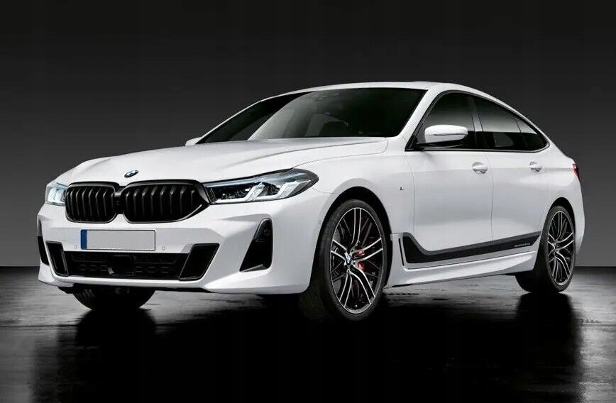 Grill nyrer BMW 6 G32 GT LCI blank sort - Billede 2